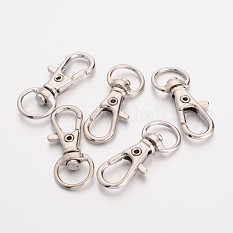 Alloy Swivel D Rings Lobster Claw Clasps X-E548Y