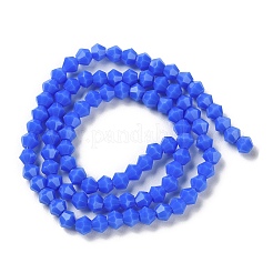 Opaque couleur unie imitation jade perles de verre brins&nbsp;GLAA-F029-P4mm-11