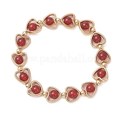 Браслет из натуральных черных ониксов&nbsp;BJEW-JB13440