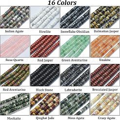 160 шт. 16 вида бусин из натурального камня&nbsp;G-NB0003-62