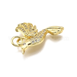 Стойки обшивки латунь микро проложить Циркон подвеску&nbsp;KK-D343-11G