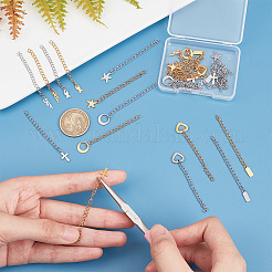 28 шт. 14-х стильный удлинитель цепи из нержавеющей стали 304 STAS-PH0004-70