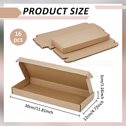 Boîtes d'expédition pliantes en papier kraft&nbsp;CON-BC0008-13A