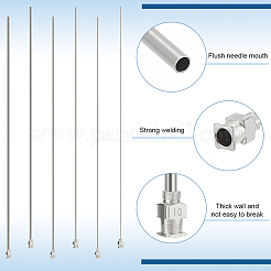 6 шт. 6 длинные иглы для дозирования клея из нержавеющей стали STAS-FG0001-06