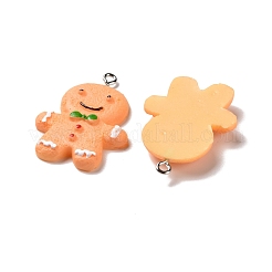 Pendentifs de noël en résine opaque&nbsp;RESI-E022-03P-01