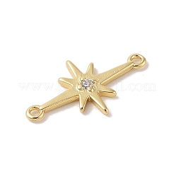 Латунное покрытие стойки проложить прозрачные подвески из кубического циркония&nbsp;KK-Z047-09G-RS