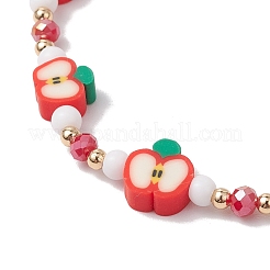 Браслеты из акриловых бусин на день учителя для женщин BJEW-TA00609