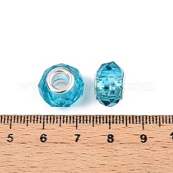 Perle di vetro trasparente europei&nbsp;GPDL-N004-D14mm-B09