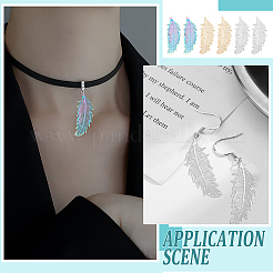 36 шт. 3 стиля филигранных подвесок из нержавеющей стали 201&nbsp;STAS-WR0001-14