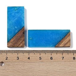Подвески из смолы и дерева&nbsp;WOOD-F015-09C