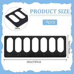 4 шт. акриловые доски для дизайна бусин FIND-BC0013-08A
