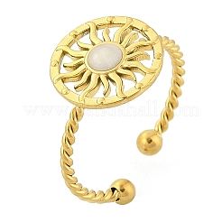 Кольца-манжеты из нержавеющей стали 304 с эмалью для женщин&nbsp;LS-RJEW-G338-01G-01