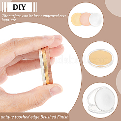 6 шт. 3-х цветные пустые литые диски AJEW-BC0006-59