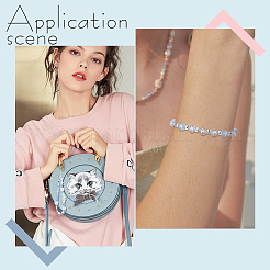 1500 шт. Прозрачные акриловые бусины OACR-SP0001-25A