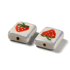 Печатные ручной фарфоровые бусы LAMP-D303-06F-02