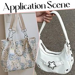 18 шт. поворотные застежки для брелка из сплава&nbsp;KEYC-SP0001-48A-P