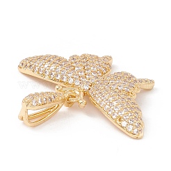 Латунные микро проложить кубического циркония подвески KK-E005-14G-01