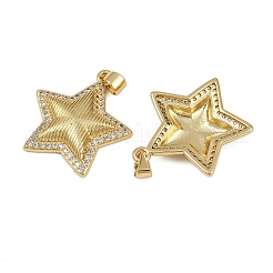 Латунные микро проложить кубического циркония подвески&nbsp;KK-I358-054A-G