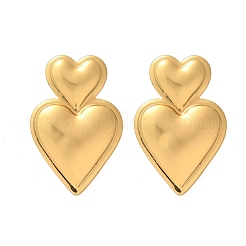 Серьги-гвоздики из нержавеющей стали 304 для женщин EJEW-U047-09G