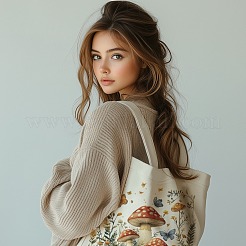 Холщовые женские сумки-шопперы ABAG-WH0056-003