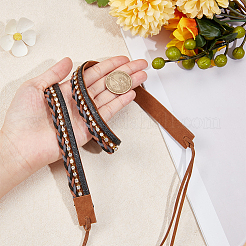 Пояс в ковбойской шляпе с кристаллами и стразами&nbsp;DIY-WH0401-99