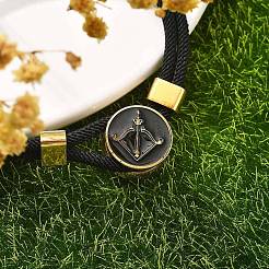 Созвездие нейлоновые шнуры многорядные браслеты BJEW-U016-01A-07