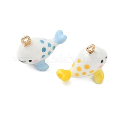 Подвески из эмали и сплава ENAM-F156-09G