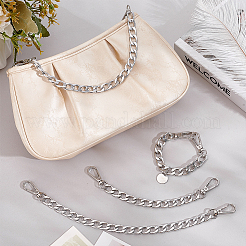 4 шт. 2 стиля алюминиевые ремни для сумки с цепочкой&nbsp;PURS-PH0001-34P