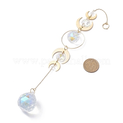 Каплевидные стеклянные подвесные ловцы солнца HJEW-JM04401