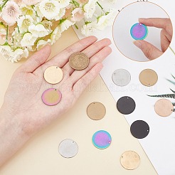 12 шт. 6-цветные подвески из нержавеющей стали 304 с вакуумным покрытием PVD&nbsp;STAS-SC0002-14B