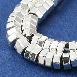 Гальванические нити из синтетических немагнитных гематитовых бусин G-U003-04