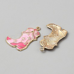 合金エナメルチャーム  ゴールドカラー  ミックスカラー  12~35x13.5~34x2~2.5mm  穴：1.6~1.8mm&nbsp;FIND-WH0816-126G