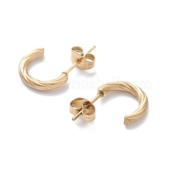 3 пара 3 стильных серьги-гвоздики с римскими цифрами и кристаллами EJEW-B020-12G