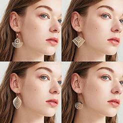 Набор для изготовления сережек с подвеской из дерева своими руками DIY-SZ0007-36