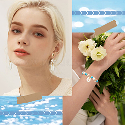 Наборы для самостоятельного изготовления бижутерии из синтетической бирюзы и сплава на тему океана&nbsp;DIY-SC0027-46