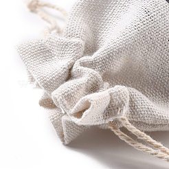 Sacchetti portaoggetti in panno di cotone di halloween&nbsp;ABAG-M004-01H