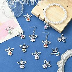 60шт 10 цвета акриловые подвески&nbsp;PALLOY-CJ00098