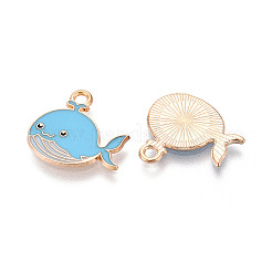Подвески из сплава морских животных с эмалью X-ENAM-T022-34B