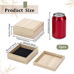 Деревянные ящики для хранения&nbsp;CON-WH0095-141A