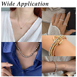 320 шт. латунные цельные круглые бусины&nbsp;KK-ME0002-69