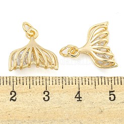 Покрытие стойки латунь микропаве прозрачные подвески из кубического циркония KK-F089-03G