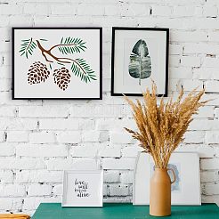 Wiederverwendbare Zeichenschablonen aus Kunststoff&nbsp;DIY-WH0202-312