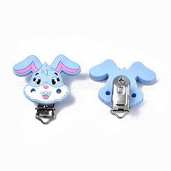 Пищевые экологически чистые силиконовые зажимы для детской соски&nbsp;SIL-N002-13B