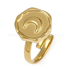 Золотые кольца из нержавеющей стали 304 RJEW-H254-08D-G