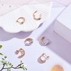 925 серебряная серьга-кольцо в виде змеи с кубическим цирконием для женщин JE960A