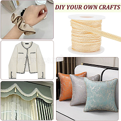 10 ярд полиэфирной скрученной отделки шнуром для губ&nbsp;OCOR-BC0006-28B