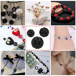 120 шт. 3 стиля бусины из полимерной глины ручной работы в виде диско-шара FIND-PH0022-09A