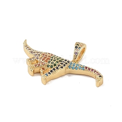 Латунные микро проложить кубического циркония подвески KK-E111-45C-G