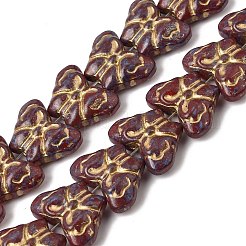 Perles en verre peintes&nbsp;GLAA-Z021-03