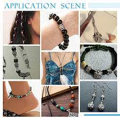 120шт 12 стиля бусины из сплава в тибетском стиле FIND-PH0018-86